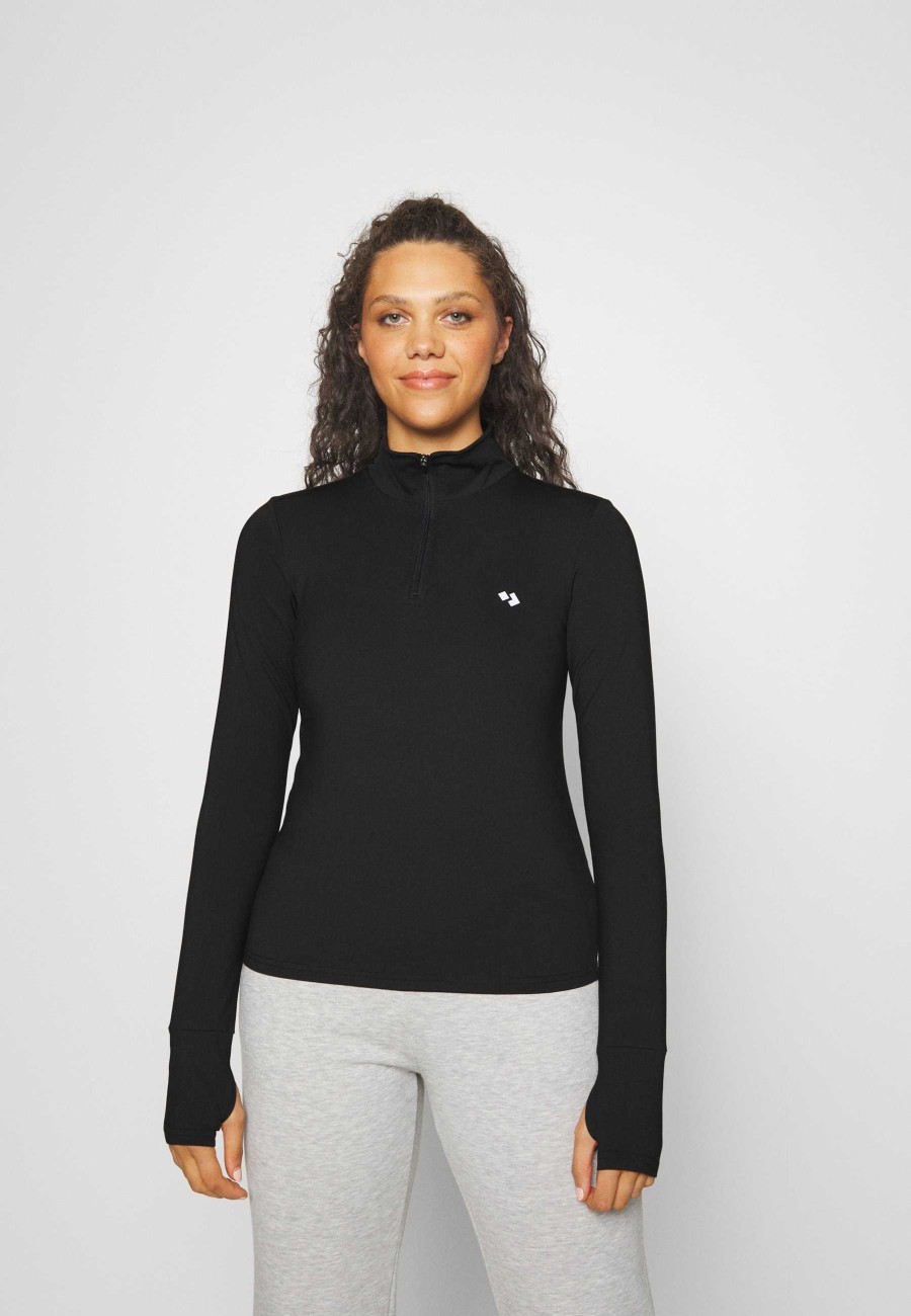 Naisten Even&Odd active Paidat & Topit | Pitkahihainen Paita Black